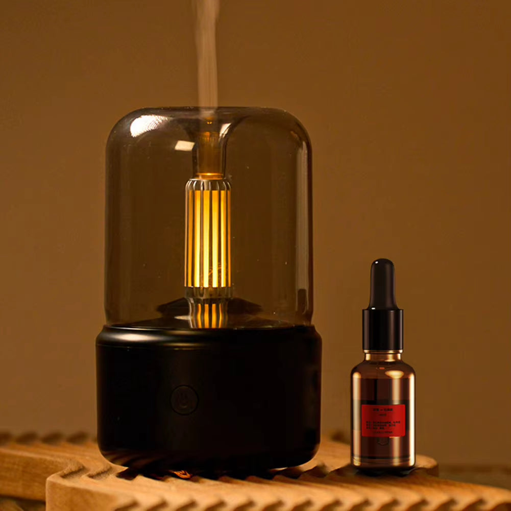 Electric Air Humidifier with LED Light Aroma Humidifier Diffuser Essential Oils Humidifiers Portable Cool Mist Humidifier