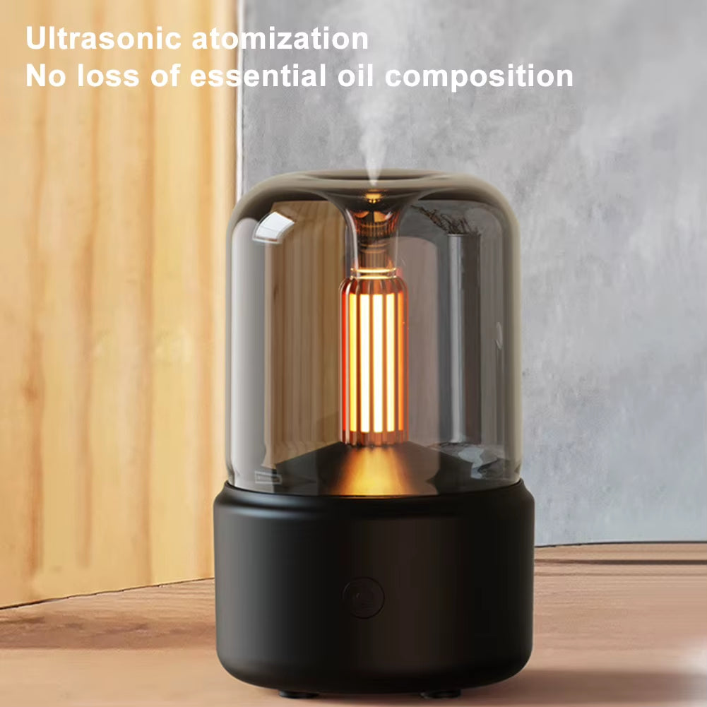 Electric Air Humidifier with LED Light Aroma Humidifier Diffuser Essential Oils Humidifiers Portable Cool Mist Humidifier