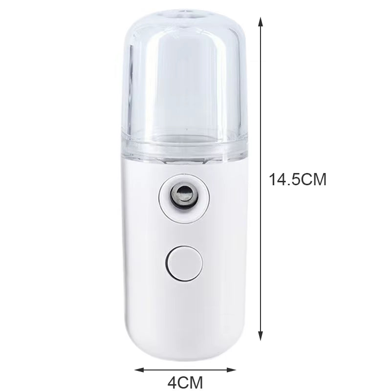 30Ml Mini Humidifier for Car Home Office Portable Rechargeable Small Wireless Personal Face Sprayer Cool Mist Maker Humidifier