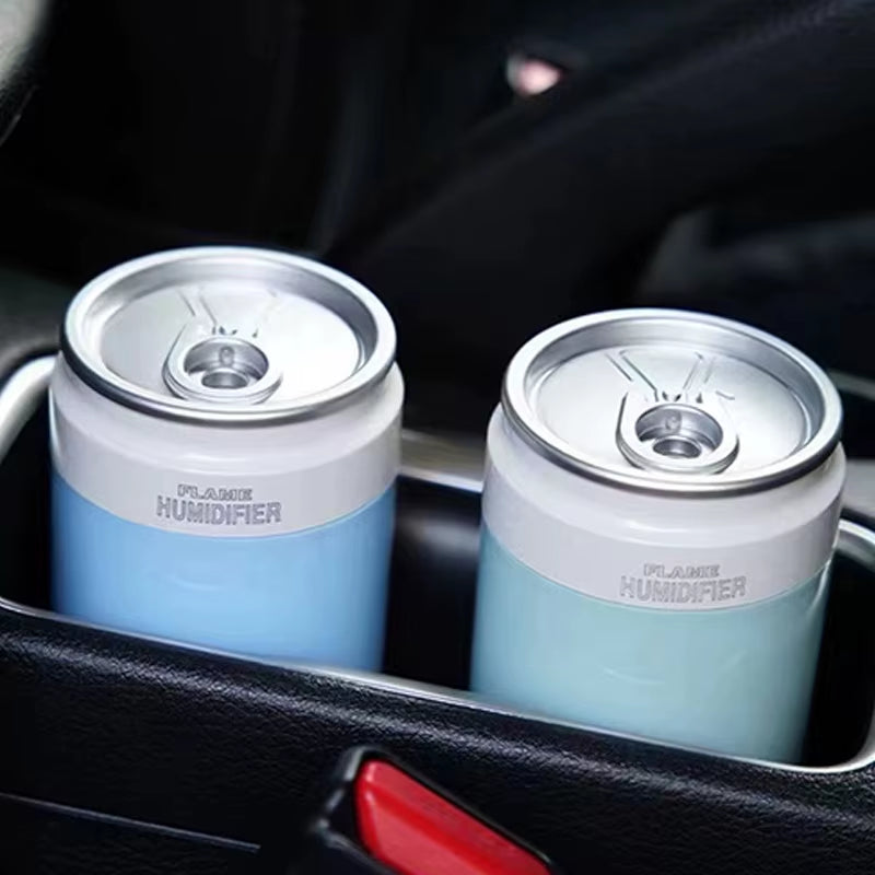 Car Can Humidifier Mini USB Air Humidifier Oil Diffuser Rechargeable Humidifier Portable Office Car Mouisture Auto Accessories