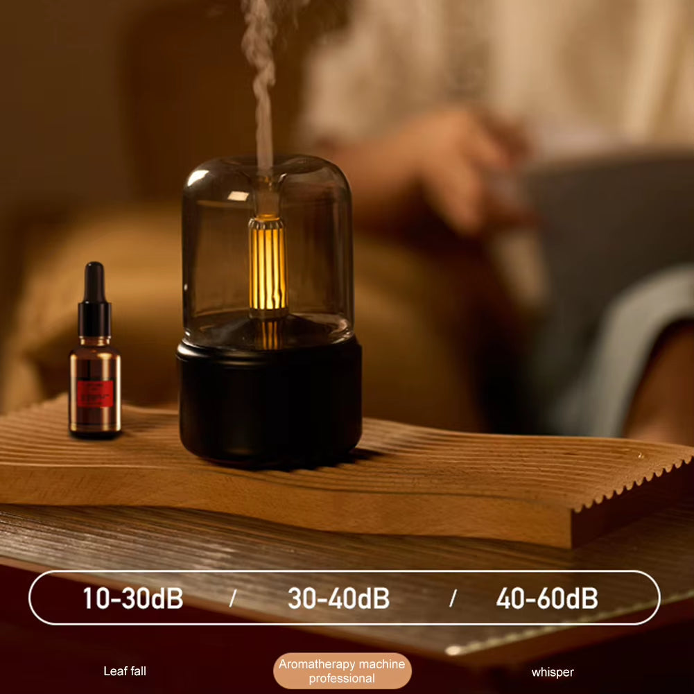 Electric Air Humidifier with LED Light Aroma Humidifier Diffuser Essential Oils Humidifiers Portable Cool Mist Humidifier