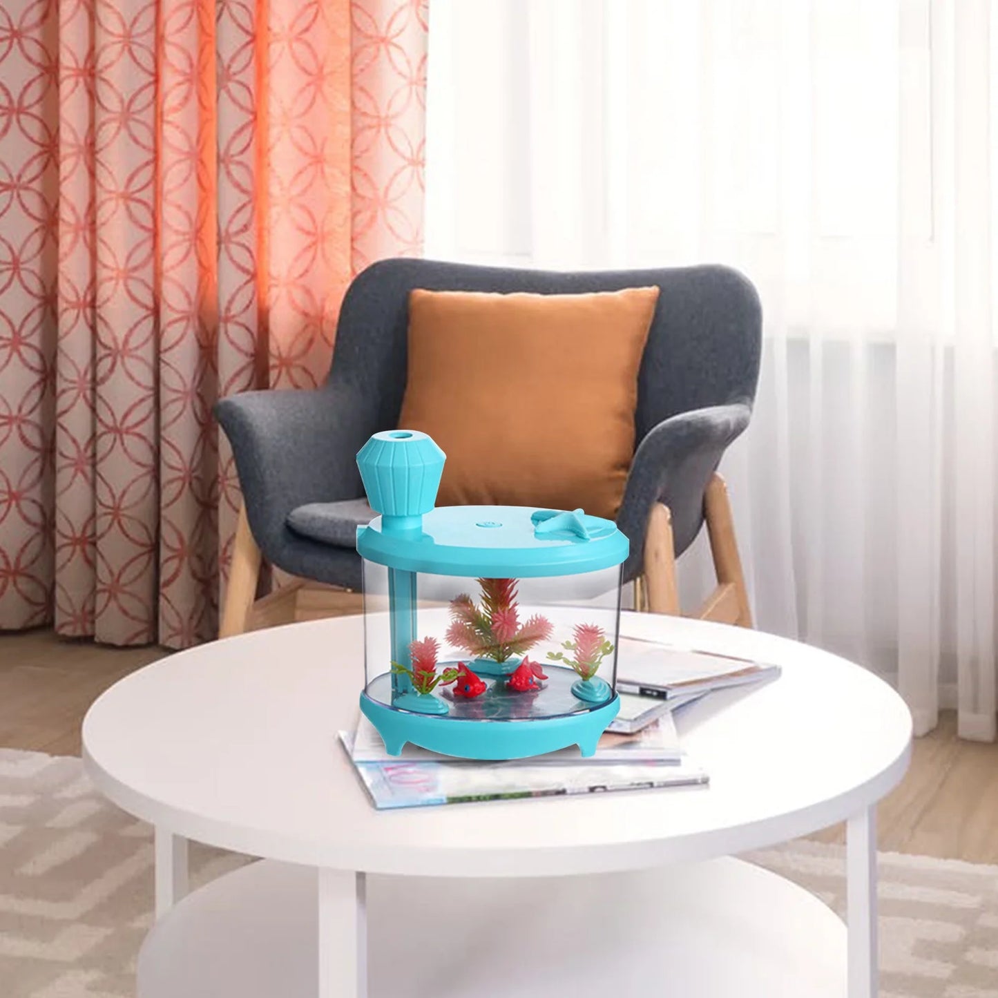 460 Ml Cool Mist Humidifier, Fish Tank