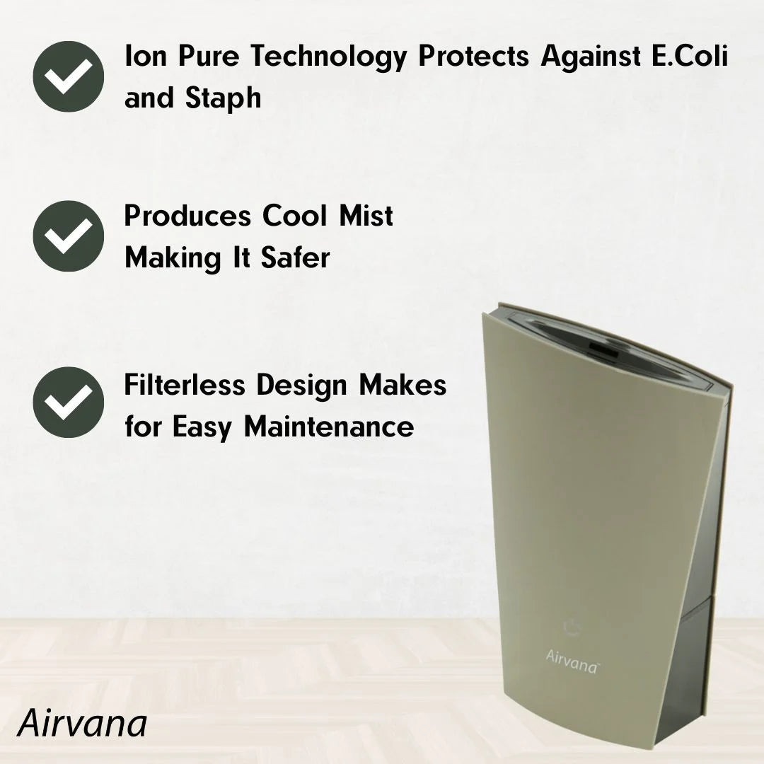AV450HUM 1.3L Ultrasonic Cool Mist Humidifier- Taupe