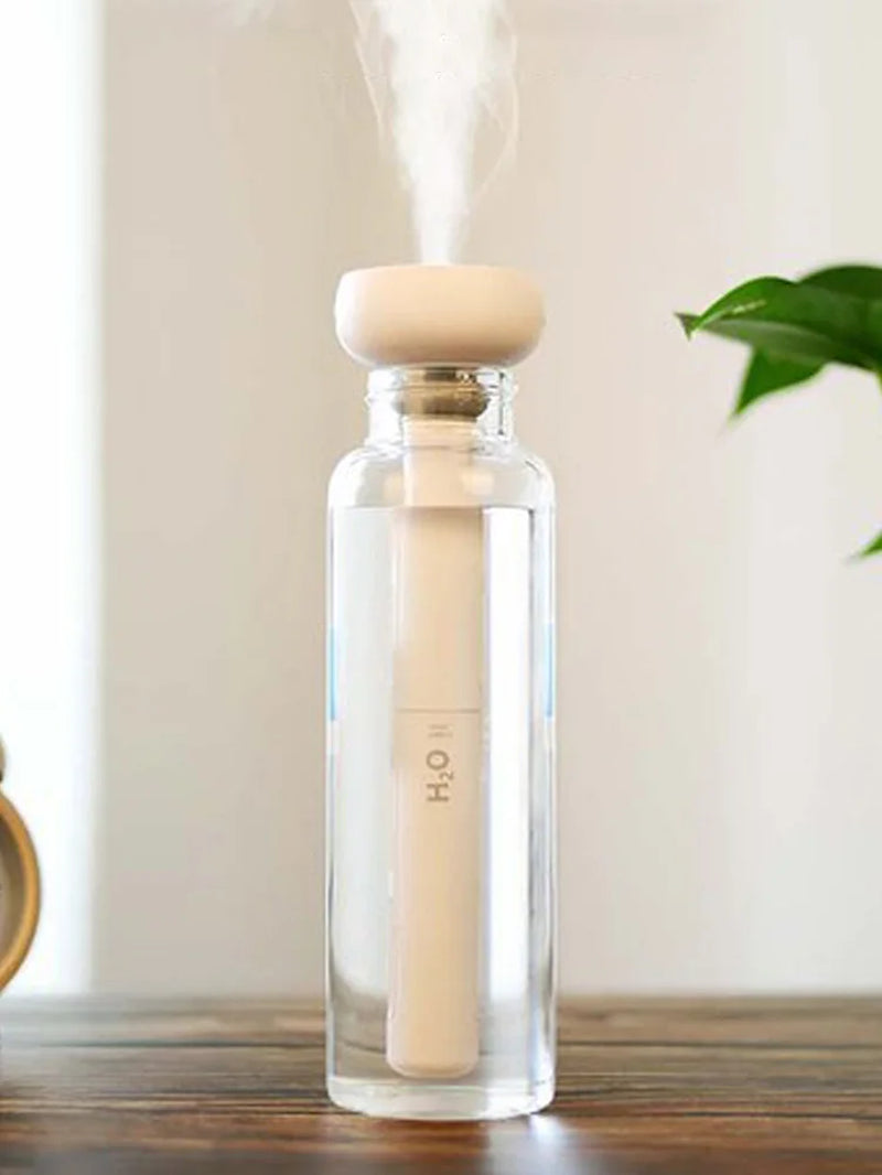 Portable Humidifier Adjustable Length Mini Diffuser Humidifier with Light Ultrasonic Cool Mist Humidifier for Home Office Travel